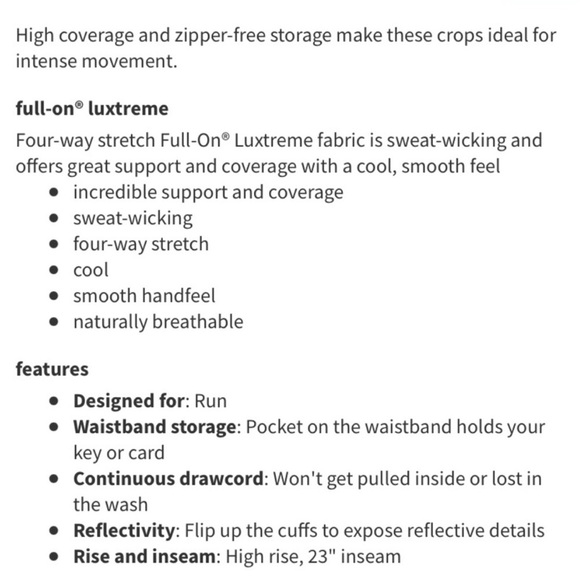 Lululemon Time To Sweat 23” Crop Leggings 2 Multicolor - Picture 9 of 12